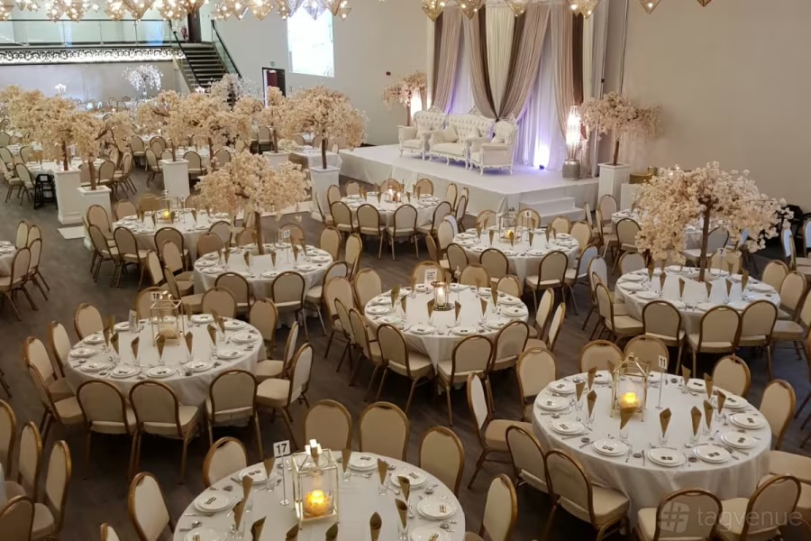 Events room set for a function